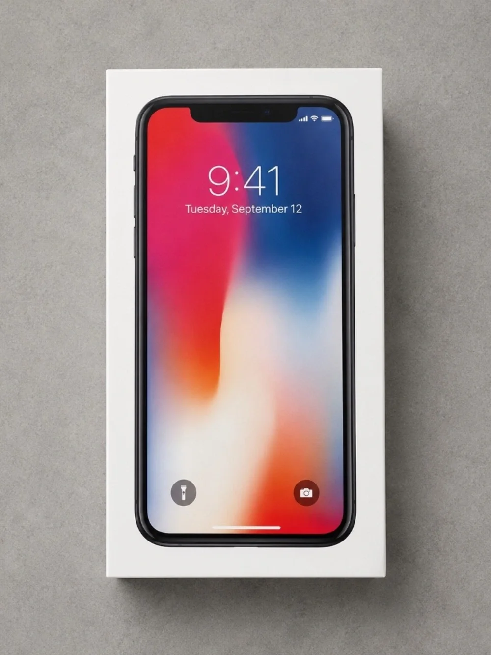 Fully Unlocked Apple iPhone X, Silver 256GB Model A1865
